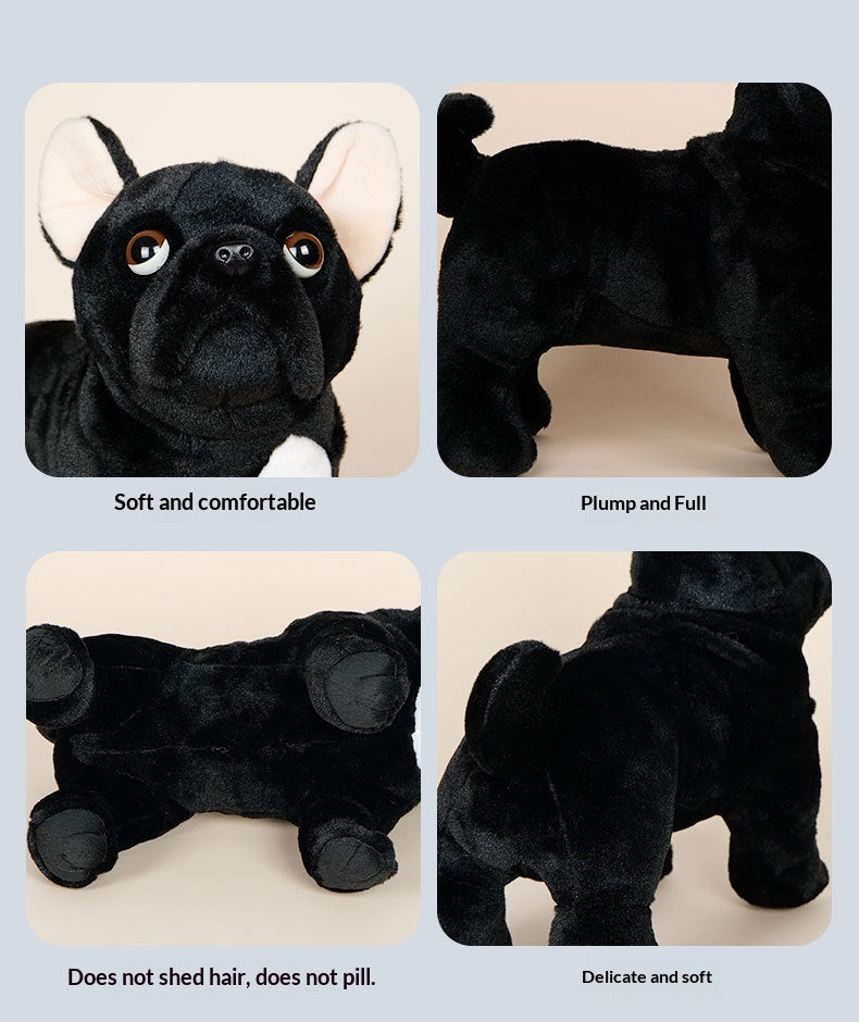 Black Plush Doll With Mesh Bag | Magic Stories
