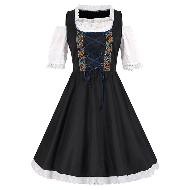 German Halloween Costume Maid Costume — packaging