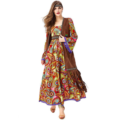 Vintage Disco Hippie Costume Primitive | Magic Stories