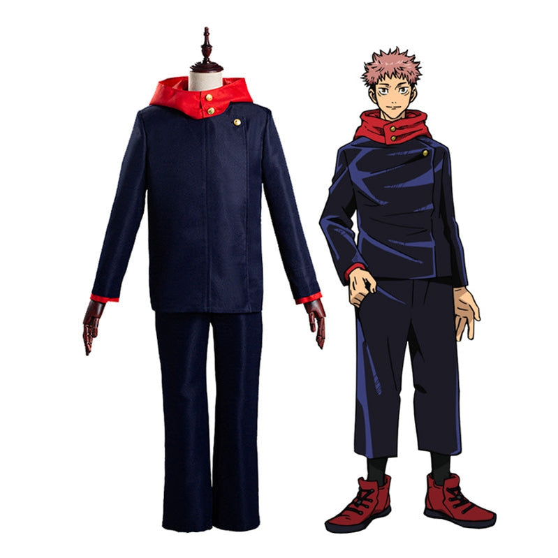 Jujutsu Kaisen Duo Cosplay Set — Yuji Itadori + Megumi Fushiguro