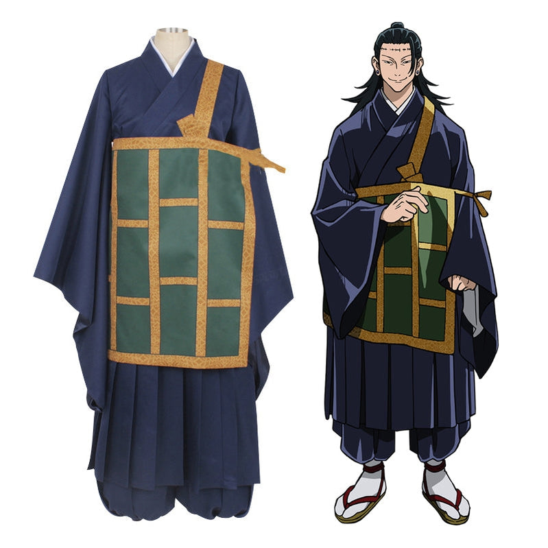 Jujutsu Kaisen Trio Cosplay Set — Gojo + Geto + Yuji — back view