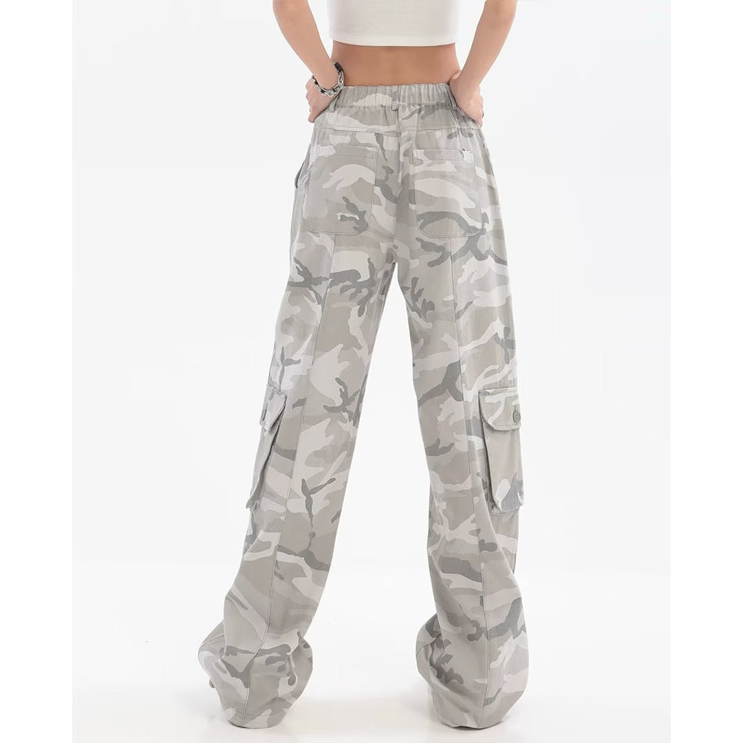 Ins Female Harajuku Fashion Pants — back view