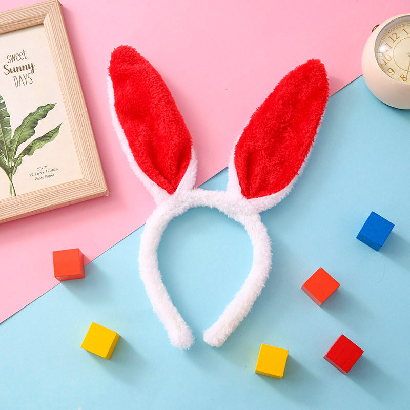 Plush Sequins Rabbit Ears Headband | Magic Stories