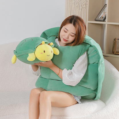 Turtle Honey Doll Plush Toy Turtle Pillow — scale reference