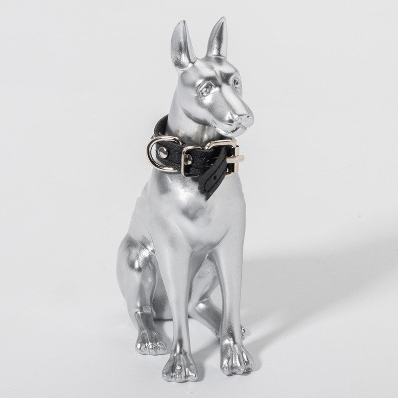 Doberman Sculpture — back view