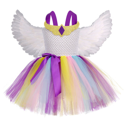 Angel Wings Dress Princess Performance Costume — detail