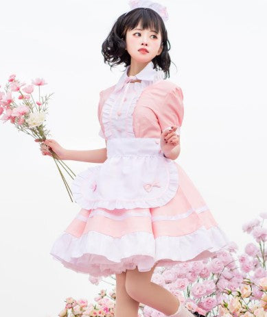 Maid Restaurant Maid Anime Costume Black | Magic Stories
