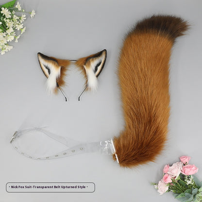 Simulation Animal Ears Hair Accessories Plush Headband — side view