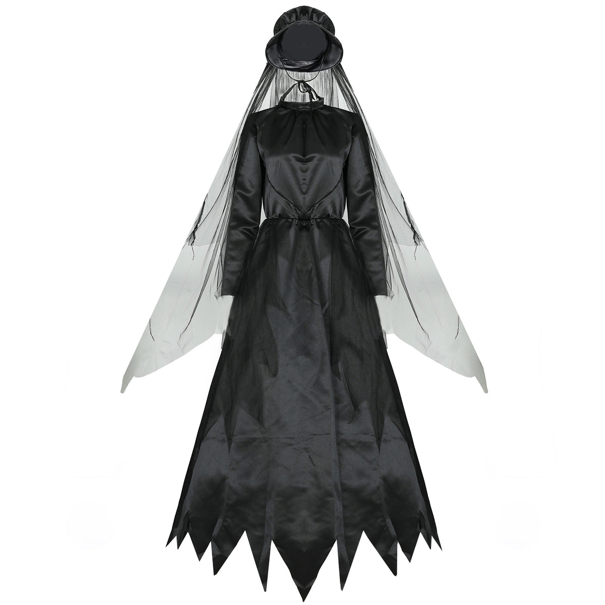 Scary Women's Cosplay Costumes Halloween Party Carnival Wedding Bride Dress Evil Ghost Vampire Anime Game Outfit — packaging