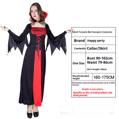 Halloween Costume Witch Vampire Dress Up Party — back view
