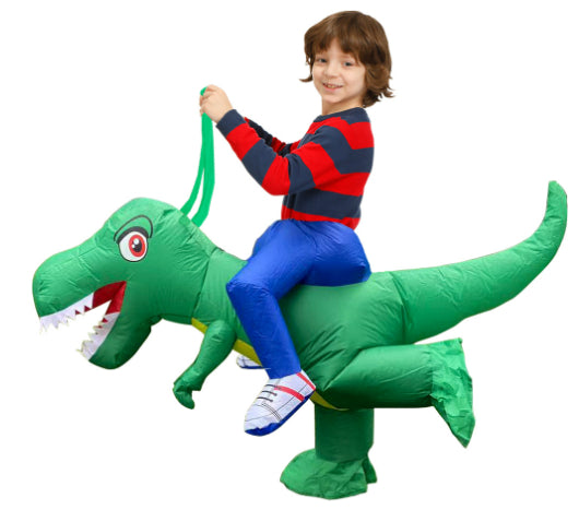 Halloween Childrens Dinosaur Walking Costume Performance Outfit — side view