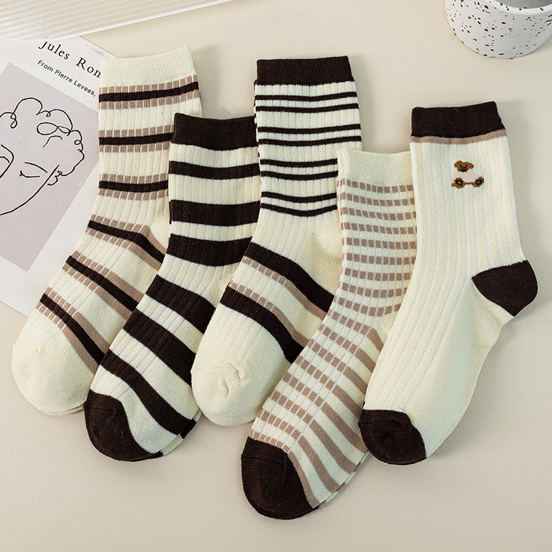Female Cartoon Fruit Thigh High Socks | Magic Stories