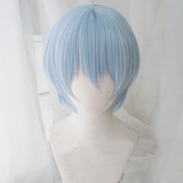 Layered Short Cosplay Wig - Multi-Color
