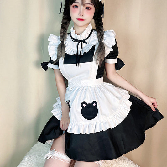 Cute Bear Maid Outfit COS Lolita Anime Performance Suit