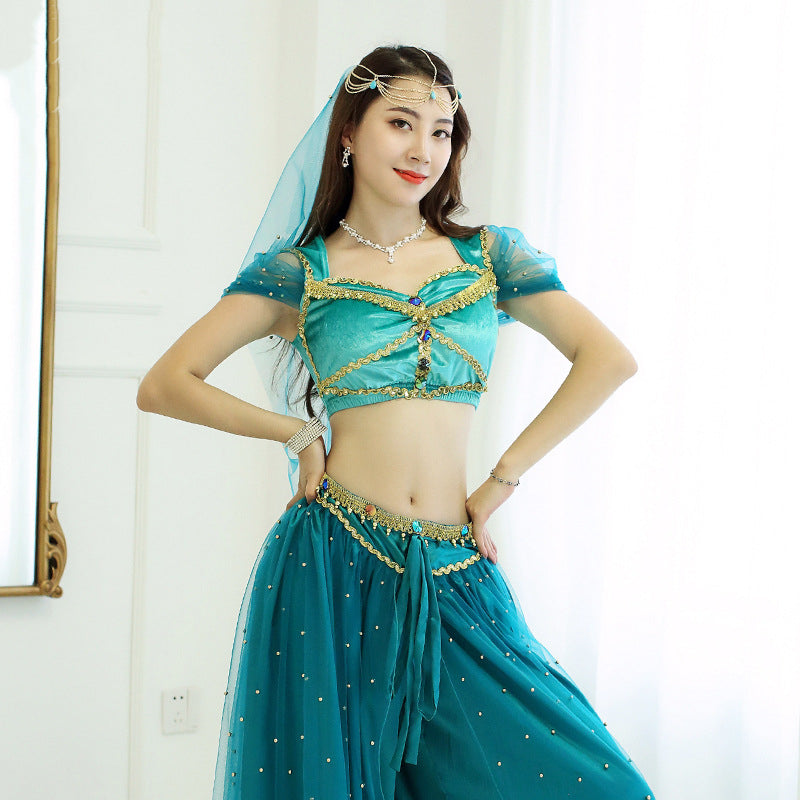 Cosplay Costume Female Belly Dance Performance Costume — side view