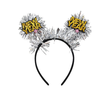 Happy New Year Headband Party Headband — scale reference