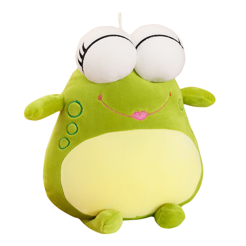 Fashion Large Big Eye Green Frog Doll Plush Toy