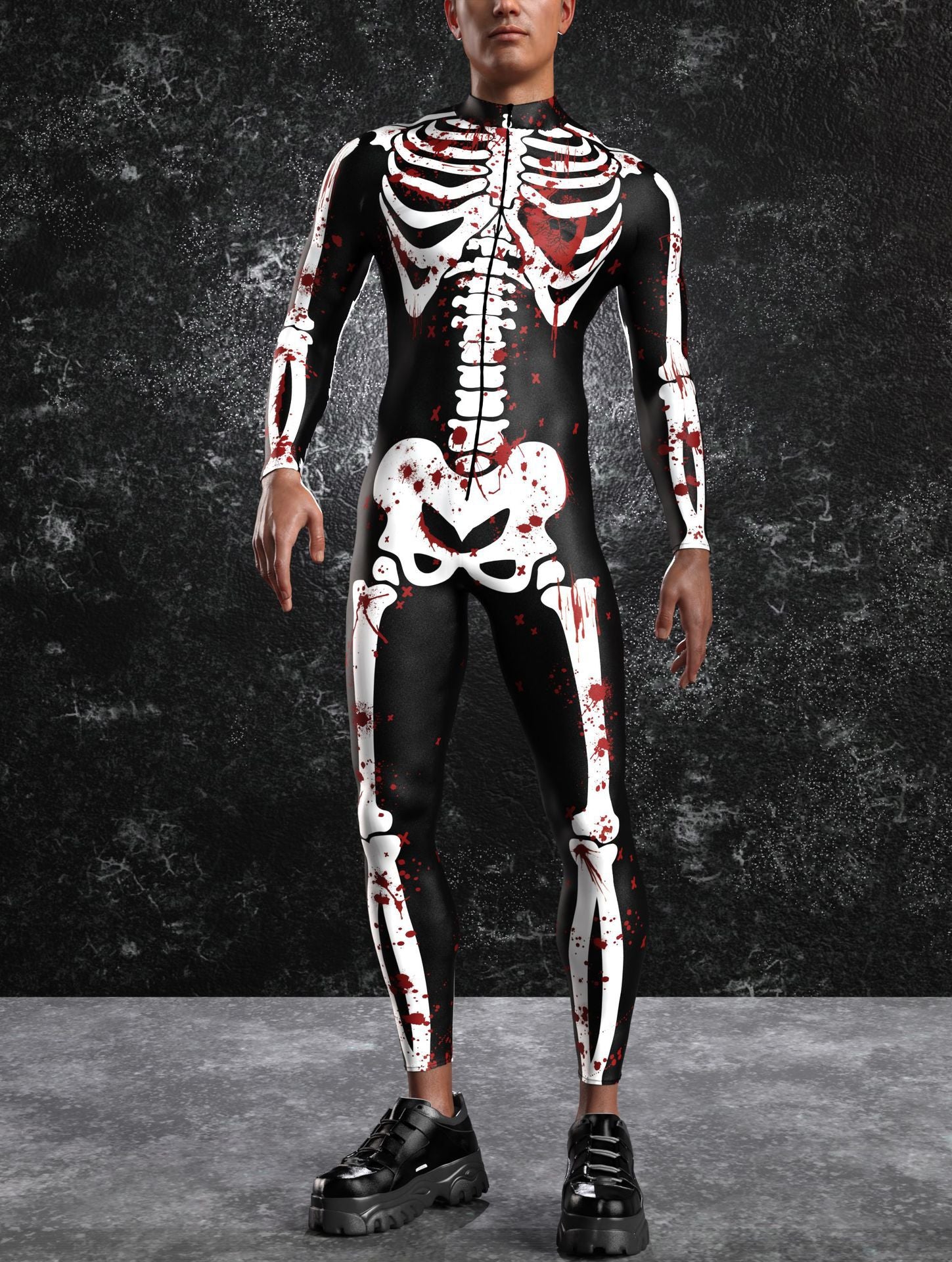 Digital Printing Cosplay One-piece Costume — scale reference