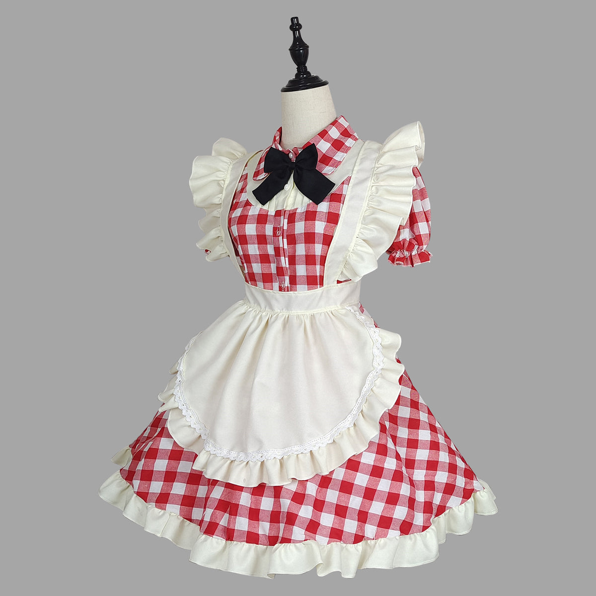Lolita Maid Costume Cosplay Uniform Dress — scale reference