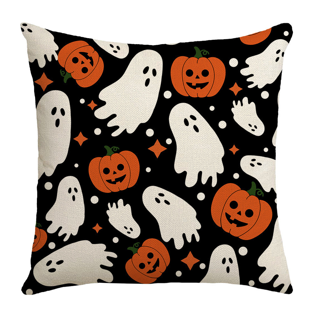 Halloween Printed Pillowcase — scale reference