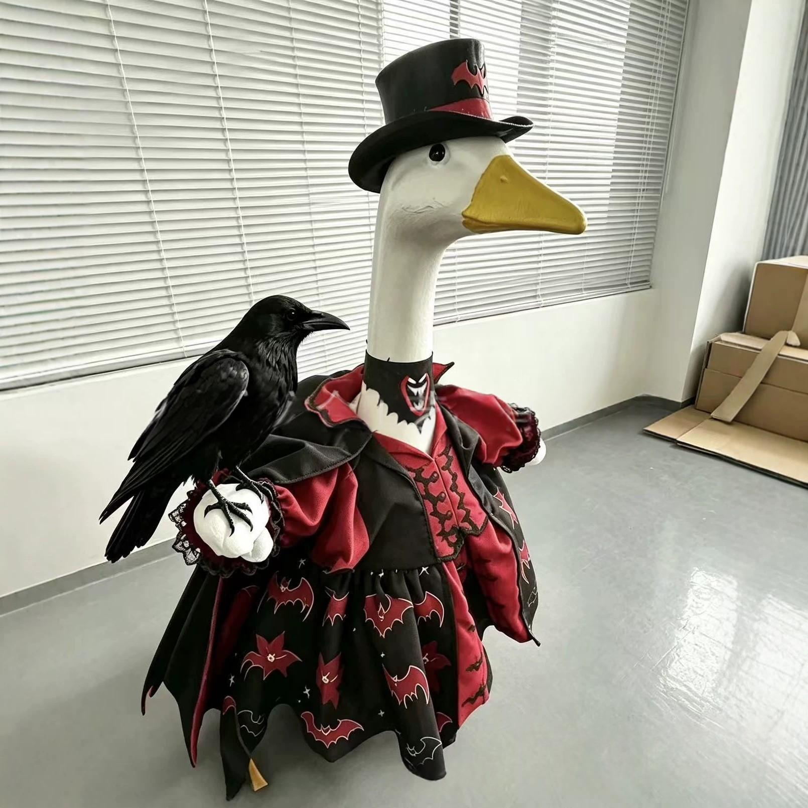 Halloween Vampire Porch Goose Costume Gothic