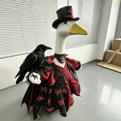 Halloween Vampire Porch Goose Costume Gothic