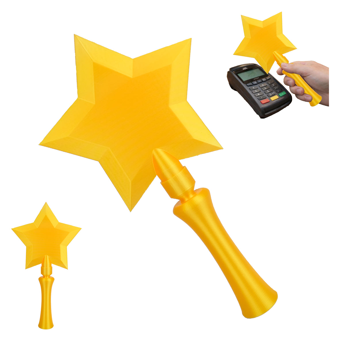 3D Printed Star Wand Contactless Card | Magic Stories