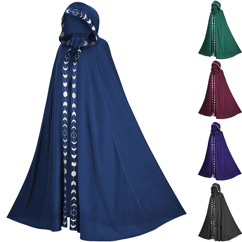 Hooded Cloak Medieval Renaissance 5 Color | Magic Stories