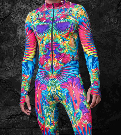 Tights 3D Digital Printing One-piece Play Costume — detail