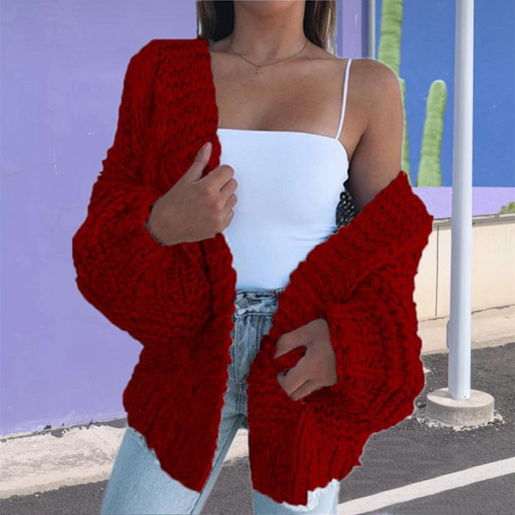 Cardigan bat shirt sweater women plush | Magic Stories