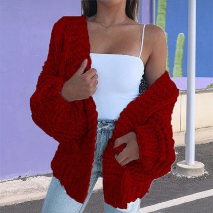 Cardigan bat shirt sweater women plush | Magic Stories