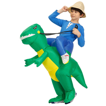 Halloween Childrens Dinosaur Walking Costume Performance Outfit — scale reference