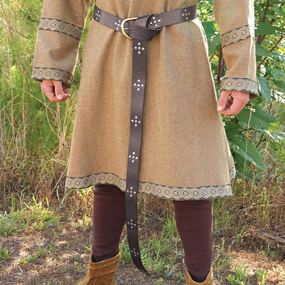Pirate Long Leather Knot Belt, Rivet Belt | Magic Stories