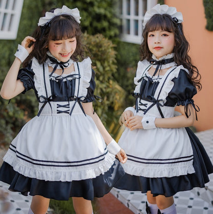 Japan Girl's Black Maid Costume Loli Maid | Magic Stories