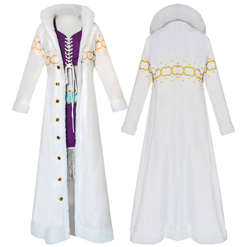 One Piece Nico Robin Arabasta Outfit Cosplay Costume — back view