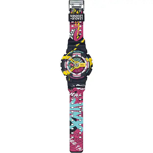 G-SHOCK x LEAGUE OF LEGENDS - GA-110LL-1AJR — back view
