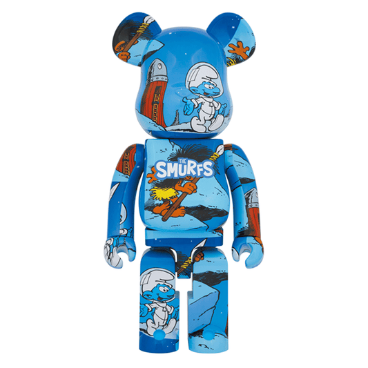 1000% Bearbrick Les Schtroumpfs - Le Cosmoschtroumpf