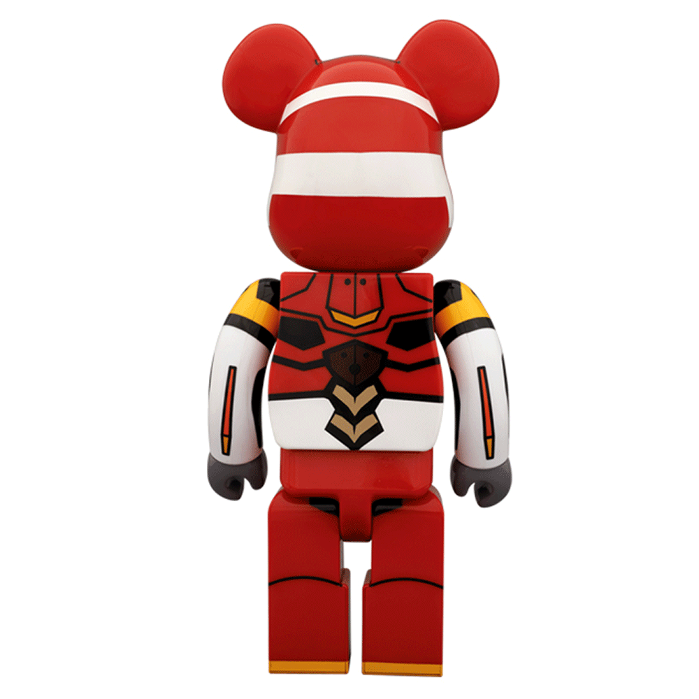 Bearbrick Evangelion Eva02 1000% — back view