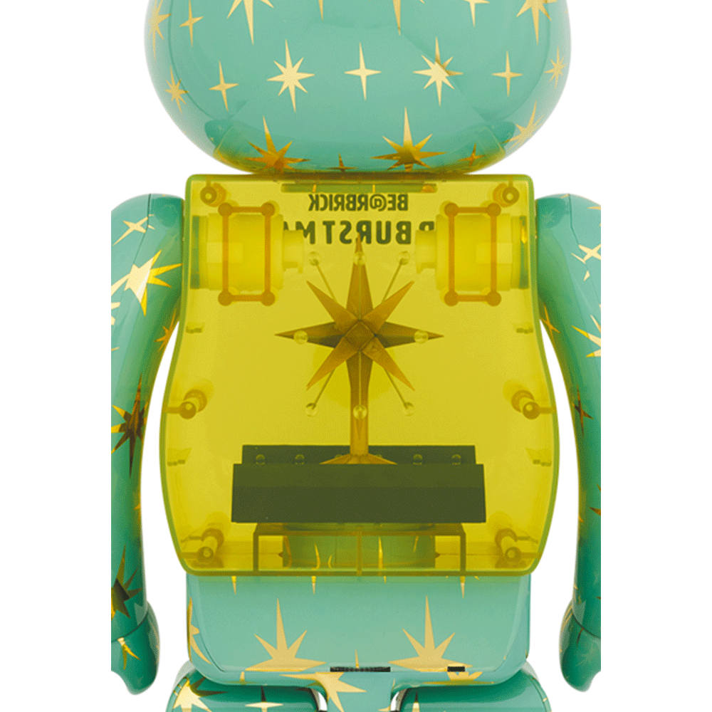 Bearbrick Star Burst Magic 1000% Light Up Version — back view