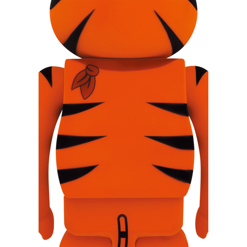 1000% Bearbrick Tony The Tiger Flocky — back view