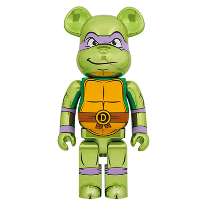 BEARBRICK TMNT DONATELLO CHROME Ver. 1000%