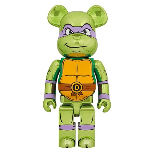 BEARBRICK TMNT DONATELLO CHROME Ver. 1000%