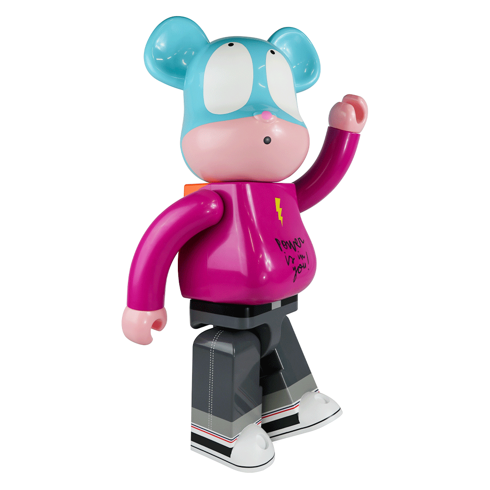 1000% Bearbrick Edgar Plans — back view