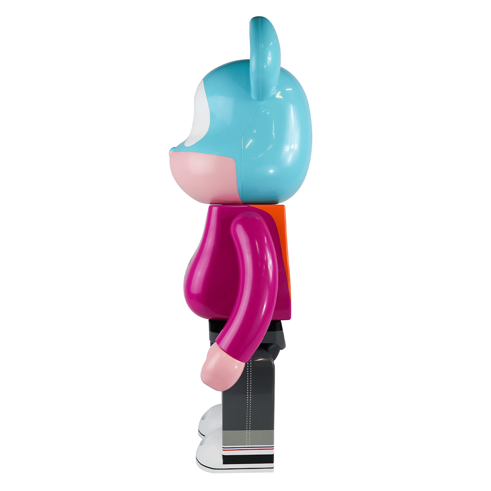 1000% Bearbrick Edgar Plans — scale reference