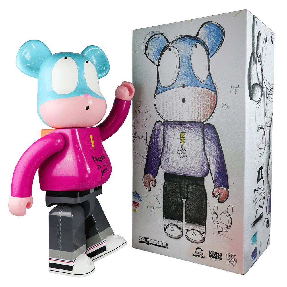 1000% Bearbrick Edgar Plans — in use