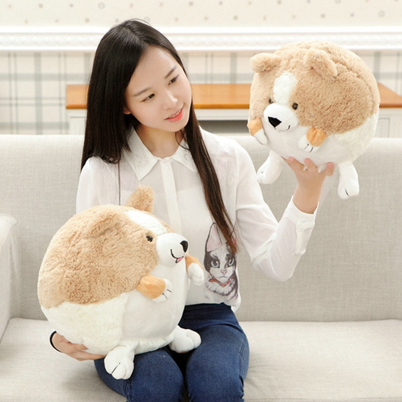 Fluffy spherical corgi plush toy | Magic Stories
