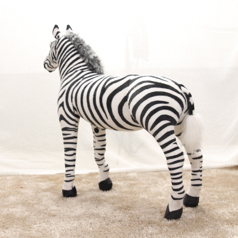 Simulation station version of zebra plush | Magic Stories
