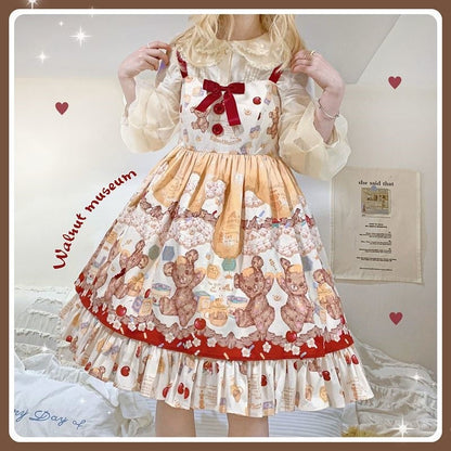 Lolita Honey Disappearing Incident Lolita Suspender Dress