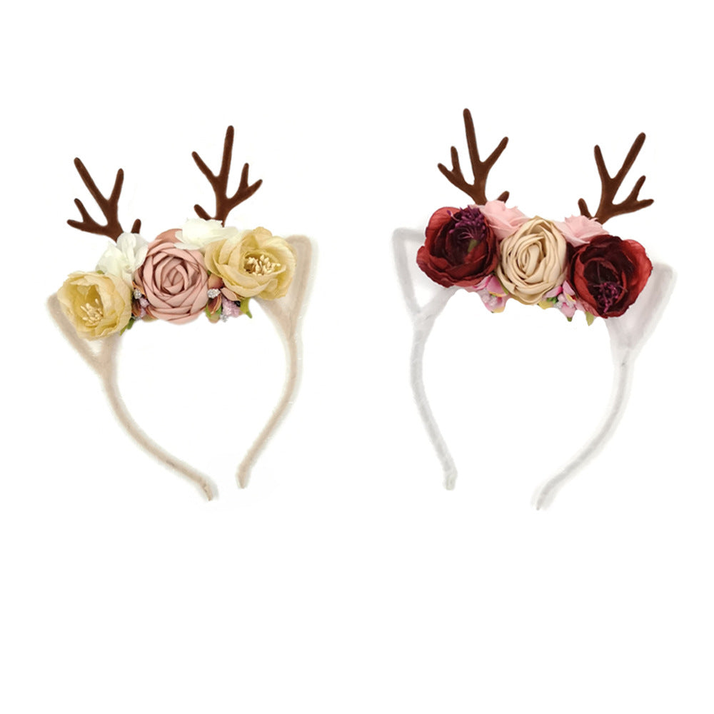 Antlers headband party party prom headband — detail