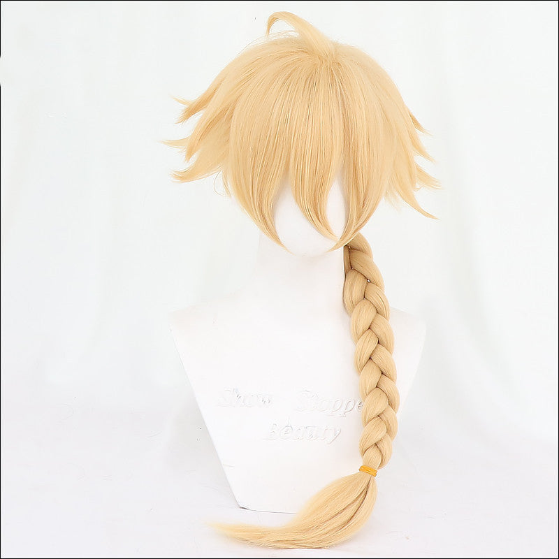 Cosplay wig traveler bright gold - Magic Stories